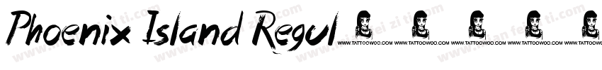 Phoenix Island Regul字体转换